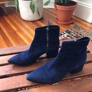 Miu Miu suede boots